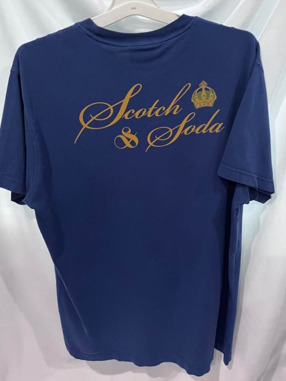 Scotch & Soda Mens Shirt Size LARGE Amsterdam Couture Evening Skies Relaxed Fit